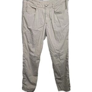 Lululemon‎ Classic-Fit Beige Khaki Trouser Cotton VersaTwill Mens Size 32x29